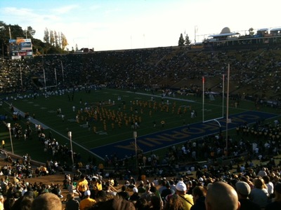 Match entre l'universit de Berkeley et l'universit d'Oregon en novembre 2010 -- Cliquez pour voir l'image en entier